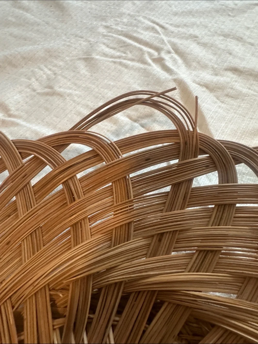 Handwoven Natural Brown Wicker Basket Trio - Home Accents